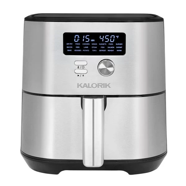 Friteuse à Air Chaud MAXX Par Kalorik En Acier Inoxydable De 6,62 L (1,46 Gal) 1 Friteuse à Air Chaud MAXX Par Kalorik En Acier Inoxydable De 6,62 L (1,46 Gal)