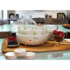 Yogourtière YM80 D'Euro Cuisine Avec Pots De Verre, Blanc, Lot De 8 6 Yogourtière YM80 D'Euro Cuisine Avec Pots De Verre, Blanc, Lot De 8 -Appareils Électroménagers 330925810 AlternateImage3 l