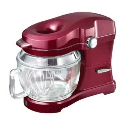 Batteur Sur Socle à 10 Vitesses Elite Par Kenmore De 20 Tasses Pour Usage Commercial Et Résidentiel, Rouge