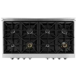 Surface De Cuisson Au Gaz Ancona En Acier Inoxydable De 48 Po à 7 Brûleurs 7 Surface De Cuisson Au Gaz Ancona En Acier Inoxydable De 48 Po à 7 Brûleurs -Appareils Électroménagers 330967864 AlternateImage2 l