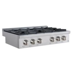 Surface De Cuisson Au Gaz Ancona En Acier Inoxydable De 36 Po à 6 Brûleurs -Appareils Électroménagers 330967866 AlternateImage3 l