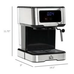 Machine à Expresso HomCom Semi-automatique En Acier Inoxydable 6 Machine à Expresso HomCom Semi-automatique En Acier Inoxydable -Appareils Électroménagers 331014298 AlternateImage2 l