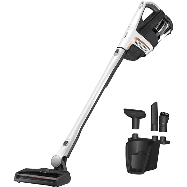 Aspirateur-balai Et à Main Sans Fil Triflex HX1 Par Miele De 25 V, Blanc Lotus 2 Aspirateur-balai Et à Main Sans Fil Triflex HX1 Par Miele De 25 V, Blanc Lotus – Image 2