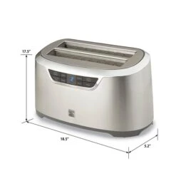 Grille-pain à 4 Tranches Par Kenmore En Acier Inoxydable De 1600 W 5 Grille-pain à 4 Tranches Par Kenmore En Acier Inoxydable De 1600 W -Appareils Électroménagers 331063487 AlternateImage7 l