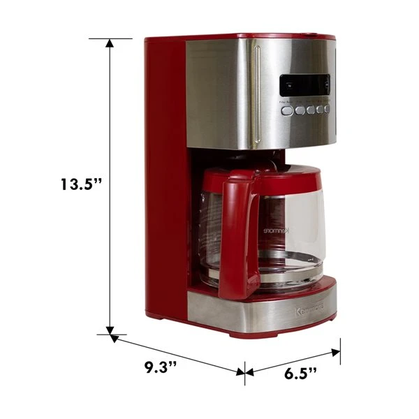 Cafetière Rouge Par Kenmore De 12 Tasses Pour Usage Résidentiel 4 Cafetière Rouge Par Kenmore De 12 Tasses Pour Usage Résidentiel – Image 4