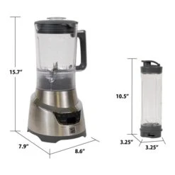Mélangeur Elite Par Kenmore En Acier Inoxydable De 64 Oz, 1600 Watts Avec Tasse De Mélange à Portion Unique -Appareils Électroménagers 331064051 AlternateImage6 l