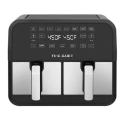Friteuse à Air Chaud à Deux Zones Par Frigidaire De 7,5 L, Noir