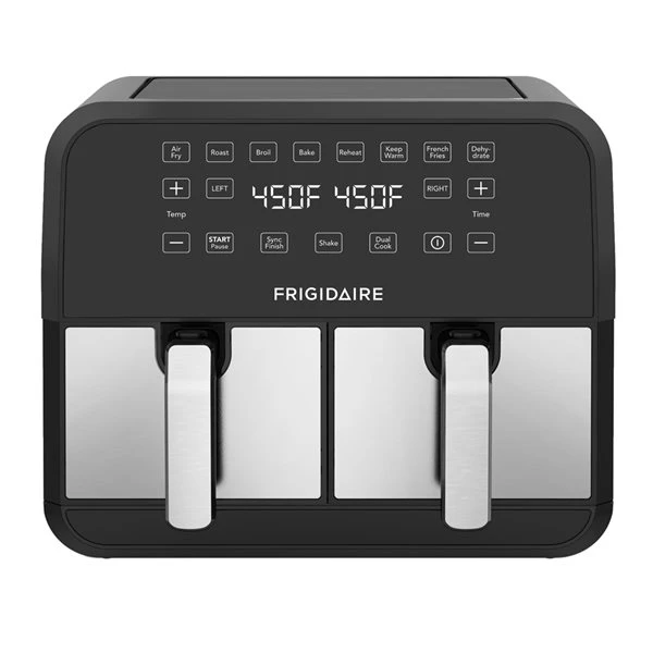 Friteuse à Air Chaud à Deux Zones Par Frigidaire De 7,5 L, Noir 1 Friteuse à Air Chaud à Deux Zones Par Frigidaire De 7,5 L, Noir