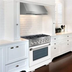 Cuisinière à Gaz De 36 Po Et Four à Convection Avec Porte Rouge Par Ancona -Appareils Électroménagers 332003915 AlternateImage4 l