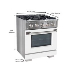 Cuisinière à Gaz De 30 Po Et 4,2 Po³ Avec 4 Brûleurs Et Four électrique à Convection Par Ancona -Appareils Électroménagers 332003918 AlternateImage4 l