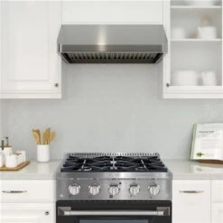 Cuisinière à Gaz De 30 Po Et Four à Convection Avec Porte Noire Par Ancona -Appareils Électroménagers 332003928 AlternateImage4 l