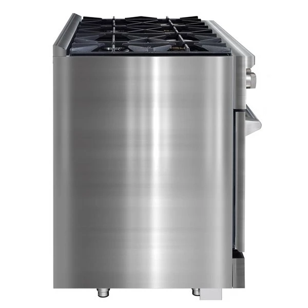 Cuisinière à Gaz De 48 Po Avec 8 Brûleurs Avec Four électrique à Convection Double Par Ancona, Acier Inoxydable 4 Cuisinière à Gaz De 48 Po Avec 8 Brûleurs Avec Four électrique à Convection Double Par Ancona, Acier Inoxydable – Image 4