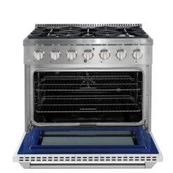Cuisinière à Gaz De 36 Po Et 5,2 Po³ Avec 6 Brûleurs Et Four électrique à Convection Par Ancona 8 Cuisinière à Gaz De 36 Po Et 5,2 Po³ Avec 6 Brûleurs Et Four électrique à Convection Par Ancona -Appareils Électroménagers 332003947 AlternateImage3 l